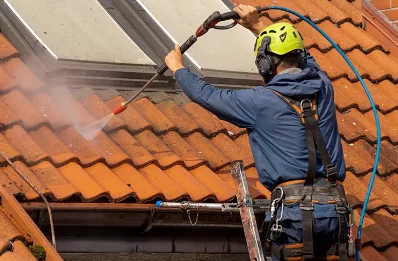 Démoussage et hydrofuge de toiture à Carves